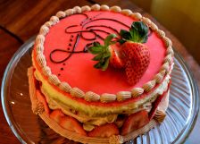 Strawberry Chocolate Mousse Genoise